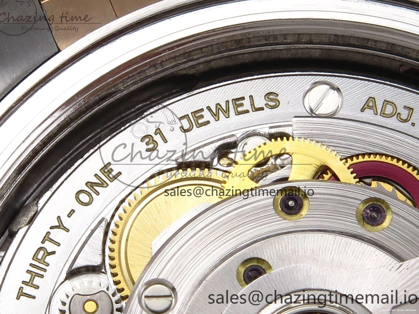 Good Copy Rolex Watches SH3235（Gain ARF Edition 126331 SS Brown DateJust Bracelet 1111 on RG Jubilee 1:1 41 Diamonds 904L Best Thermal Steel Weight） Dial 1230